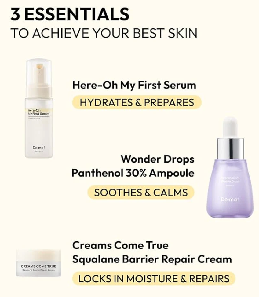 De:maf - Skincare Trial Kit (3pc)