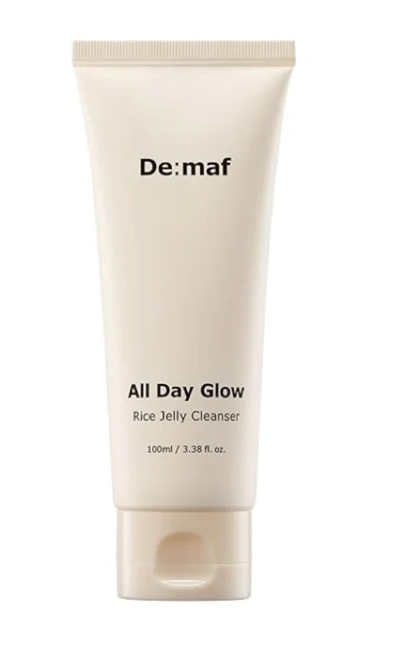 De:maf - All Day Glow Rice Jelly Cleanser, 56% Rice Extract