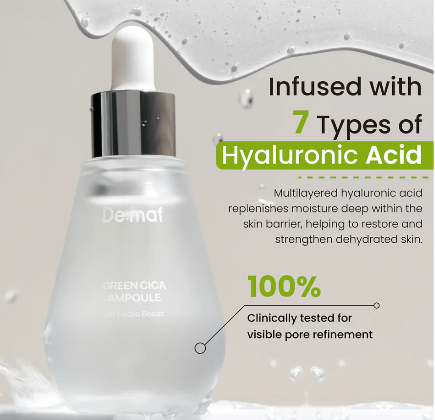 De:maf - Green Cica Pore Ampoule (55ml)