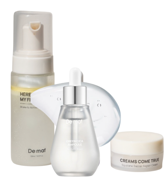 De:maf - Green Cica Ampoule Starter Set