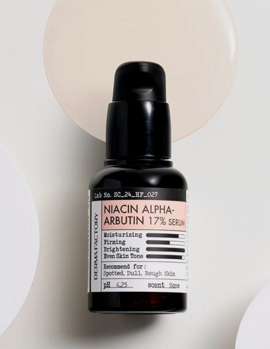 [DERMA FACTORY] Niacin Alpha-Arbutin 17% Serum 30ml
