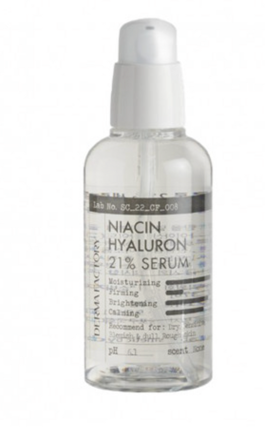 [DERMA FACTORY] Niacin Hyaluron 21% Serum - 80ml