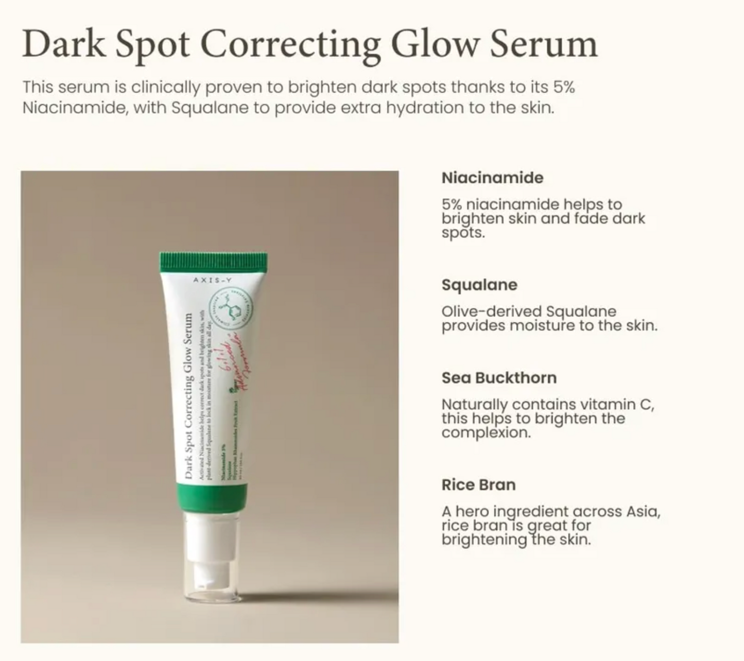 [AXIS-Y] Glow Your Ownway Set (Dark Spot Correcting Glow Toner + Vegan Collagen Eye Serum + Dark Spot Correcting Glow Serum + You Glow Compact Mirror)