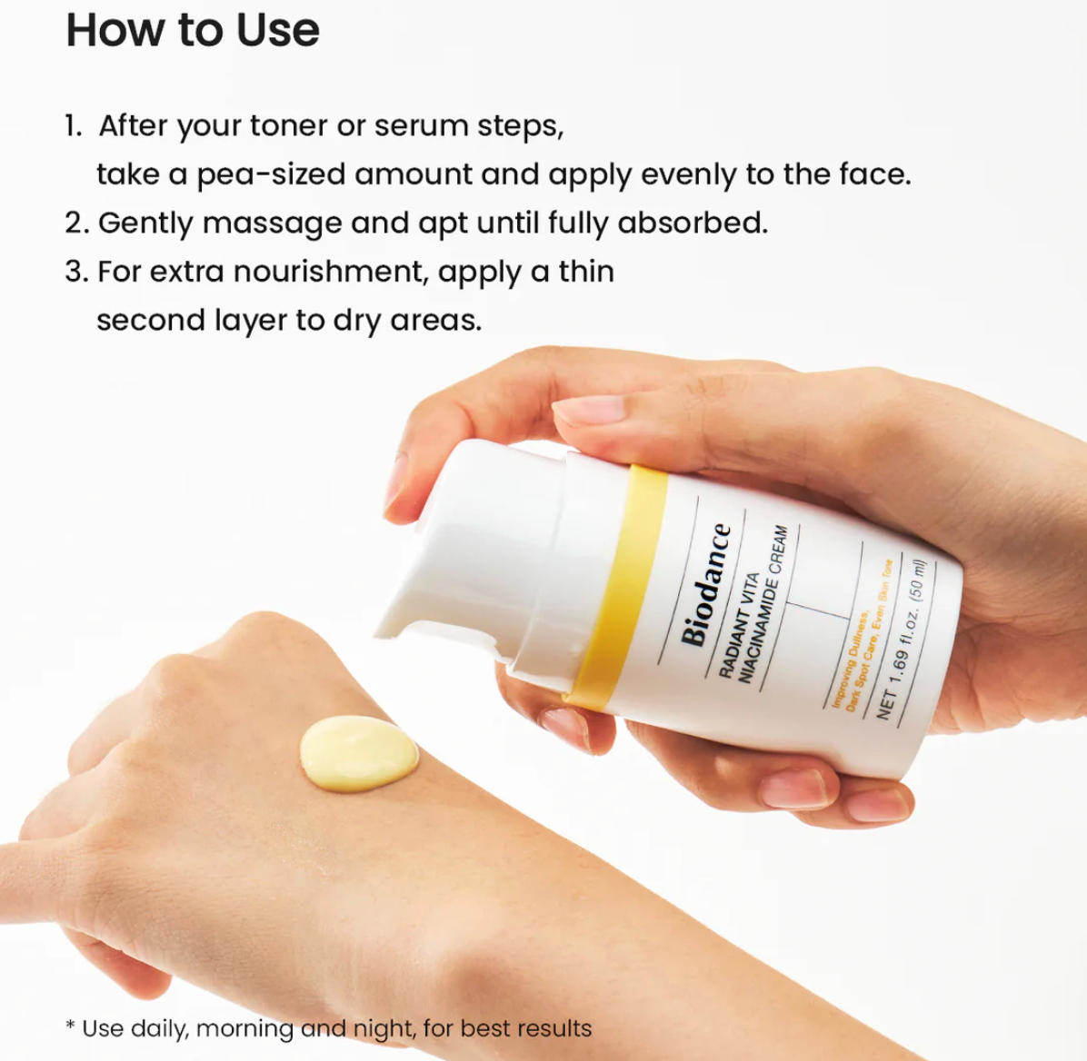 [BIODANCE] RADIANT VITA NIACINAMIDE CREAM 50ml