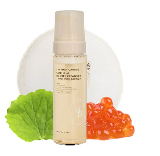 [HEVEBLUE] Salmon Caring Centella Bubble Cleanser 200ml