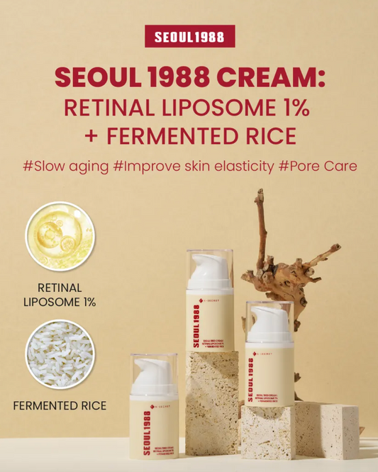 [KSECRET] Retinal Liposome 1% + Fermented Rice Cream