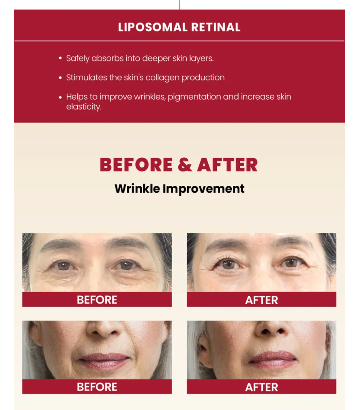 [KSECRET] Retinal Liposome 1% + Fermented Rice Cream