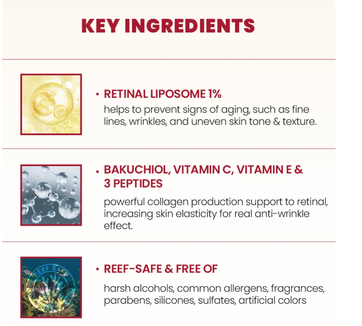 [KSECRET] Retinal Liposome 1% + Fermented Rice Cream
