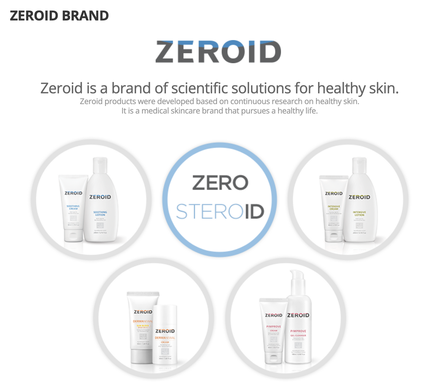 [ZEROID] Soothing Cream 80ml