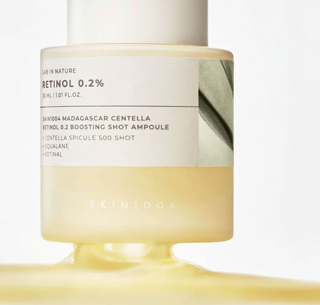 Skin1004 - Madagascar Centella Retinol 0.2 Boosting Shot Ampoule
