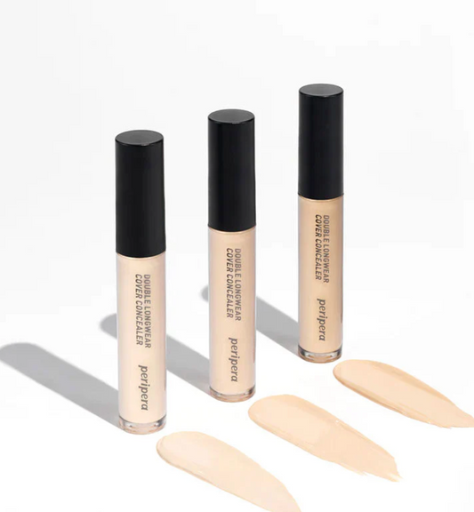 Peripera - Double Longwear Cover Concealer - 02W Natural Beige