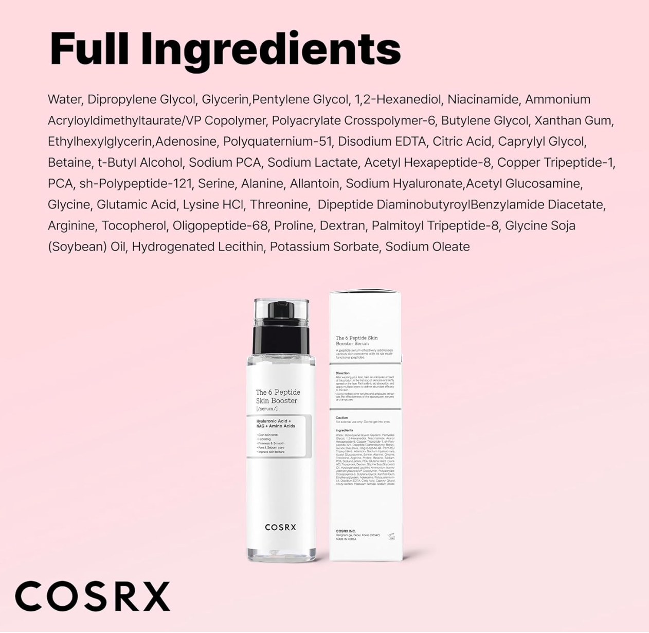 Cosrx - The 6 peptide Skin Booster 150ml