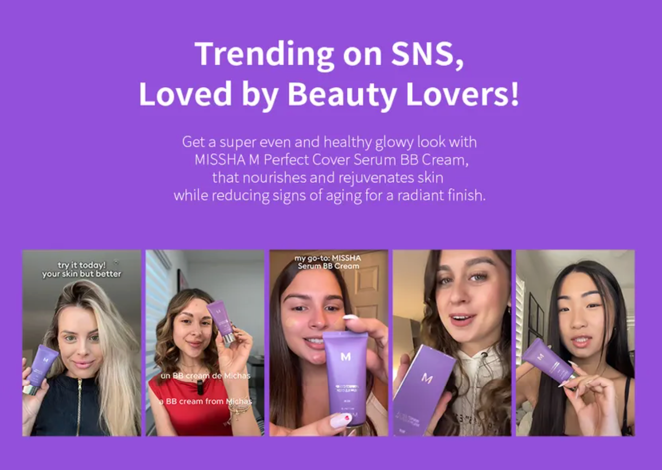 Missha - M Perfect Cover Serum B.B. Cream 2 colors