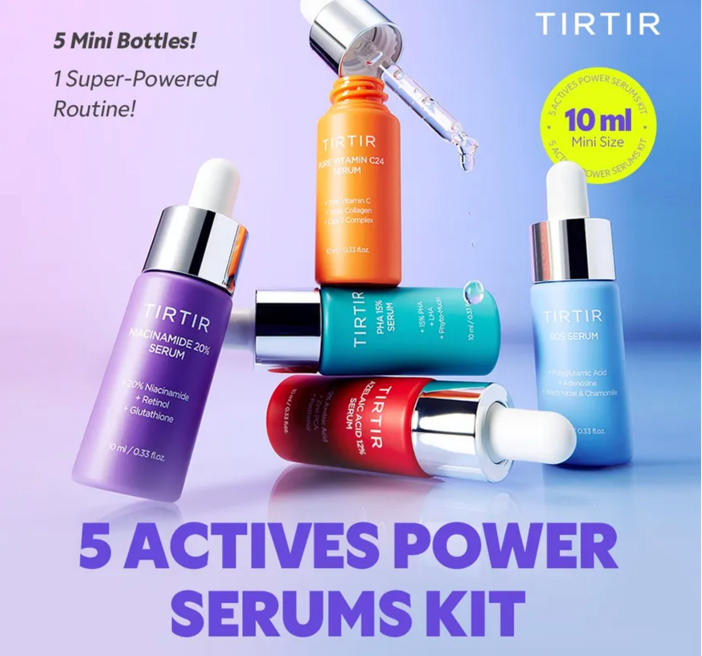 TIRTIR - 5 Actives Power Serums Kit