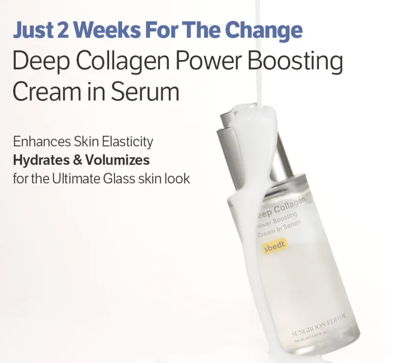 Sungboon Editor - Deep Collagen Anti-wrinkle Cream In Serum 30ml