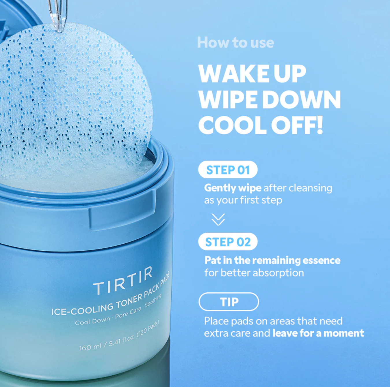 TirTir - Ice-Cooling Toner Pack Pads