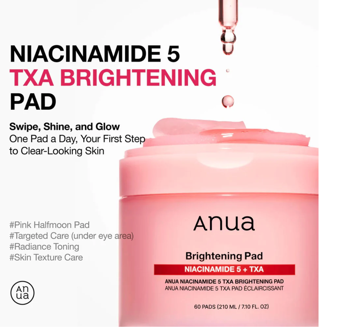 Anua - Niacinamide 5 TXA Brightening Pad (60pcs)