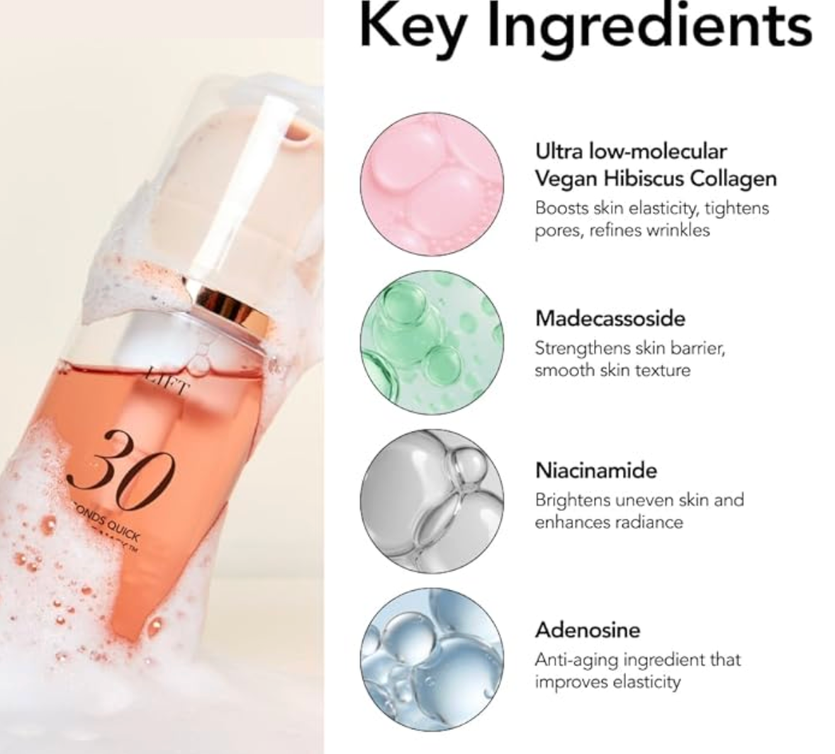 Menokin - 30 Seconds Quick Bubble Mask - LIFT