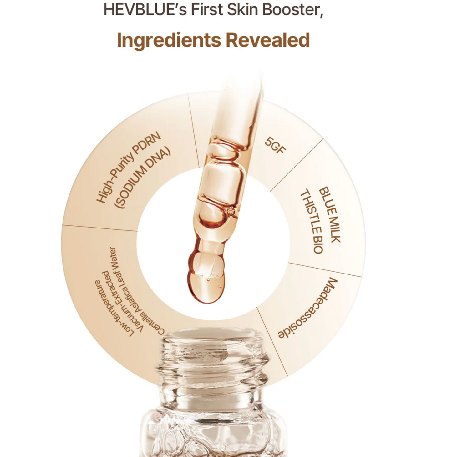 HEVEBLUE - Salmon Caring Newpair PDRN Booster 100,000 Shot Essence 1pc Set