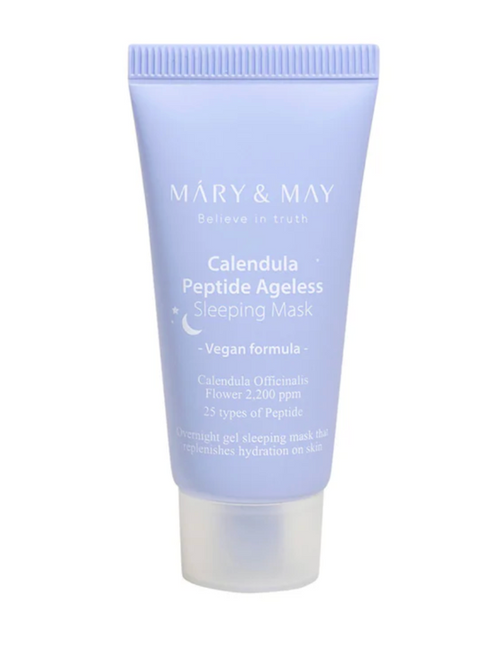 MARY & MARY - Vegan Calendula Peptide Ageless Sleeping Mask 30g (Mini)