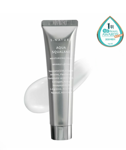 S.Nature - Aqua Squalane Moisturising Cream 60ml (No Box)