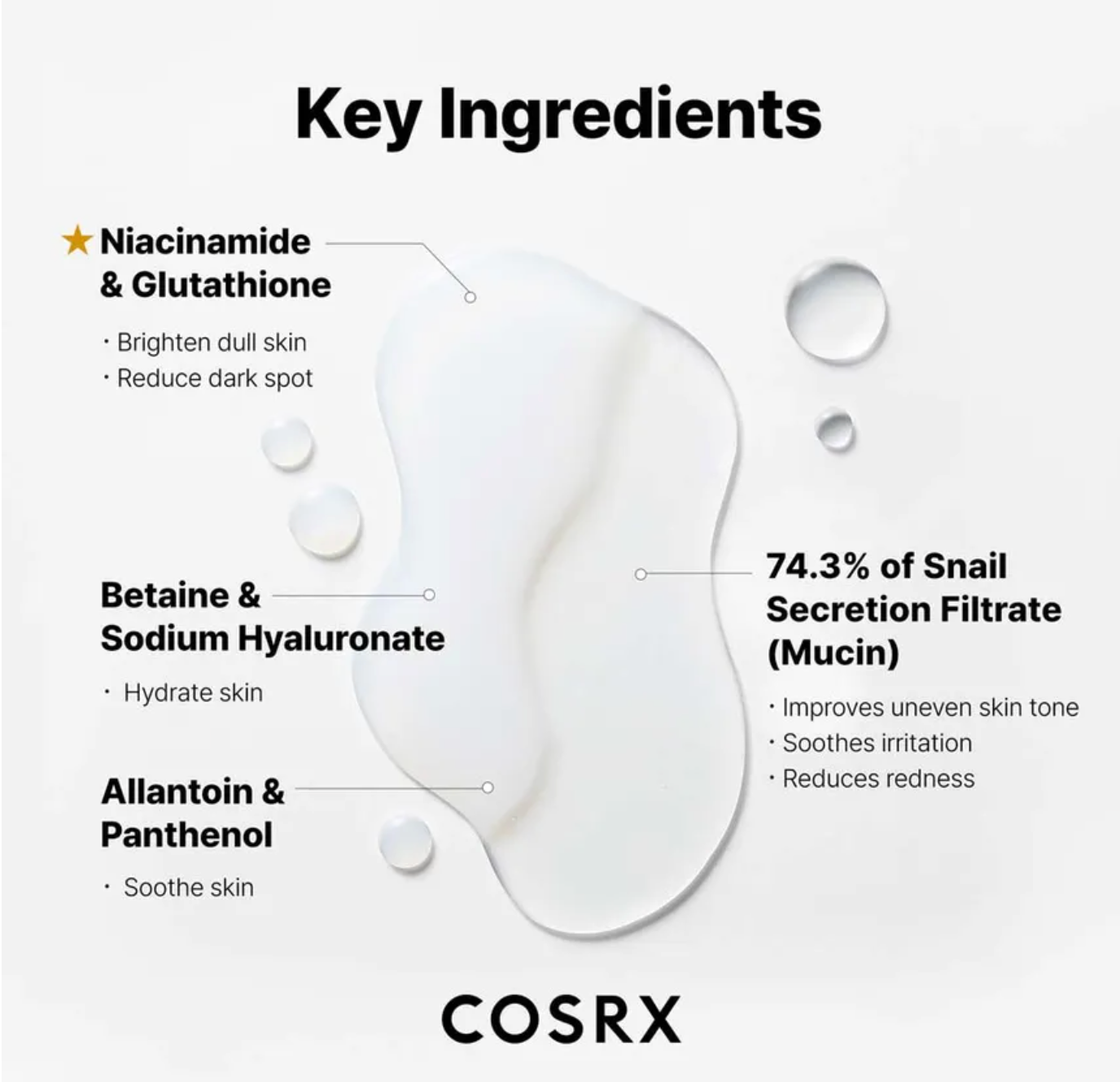 COSRX - Advanced Snail Radiance Dual Essence