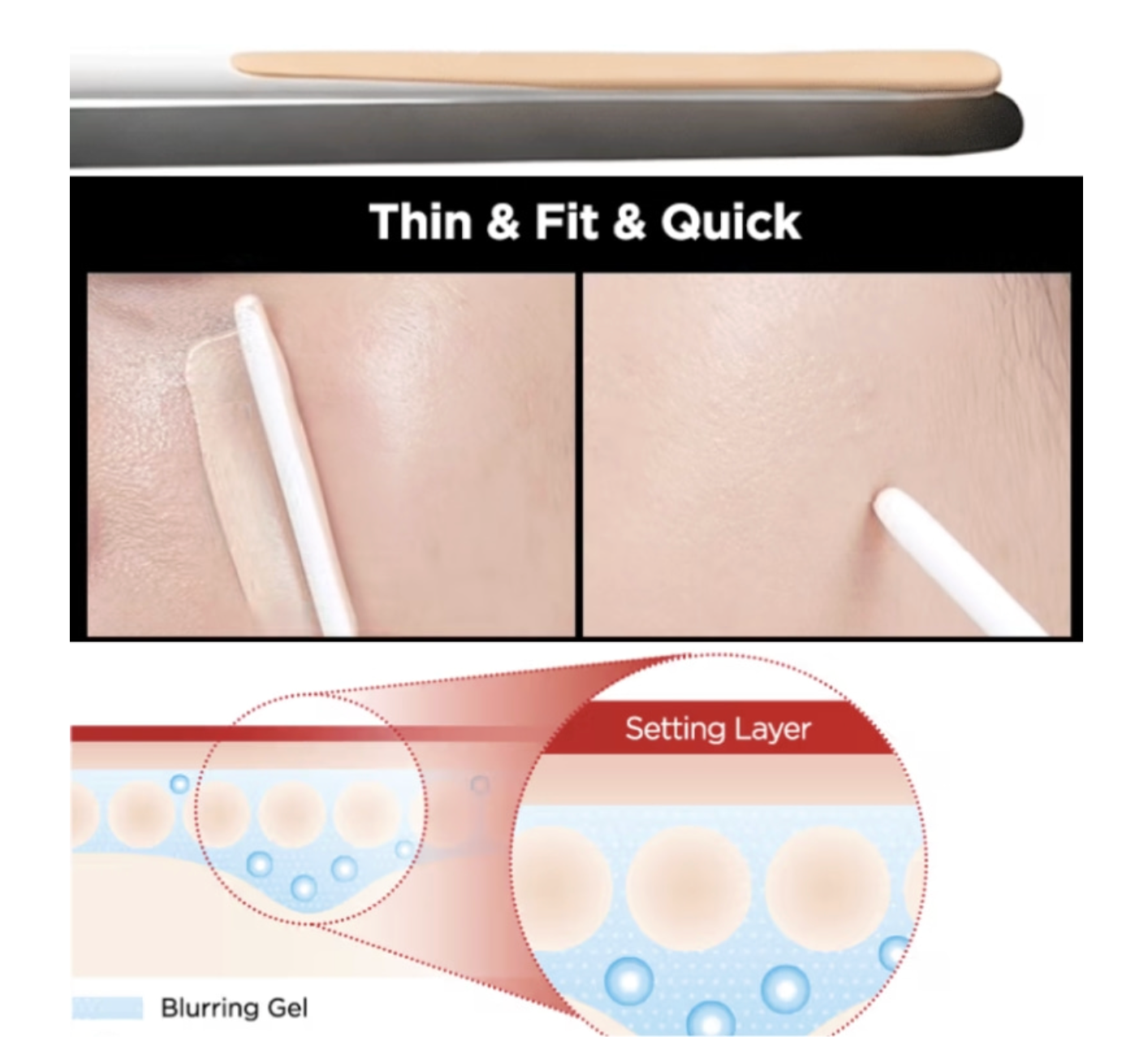 DAISO ZOOM BY JUNG SAEM MOOL Satin Fit Spatula Foundation 25ml  (balanced between glow and matte)