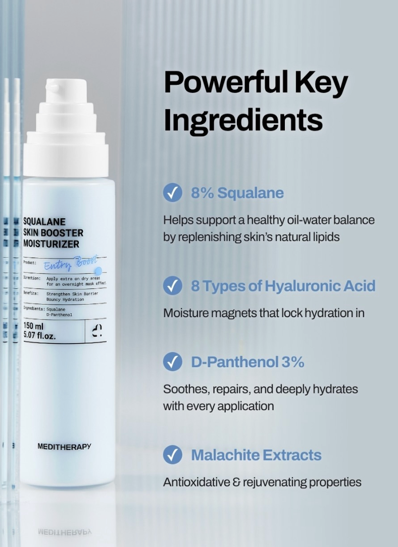 Meditherapy - Squalane Skin Booster Moisturiser 150ml