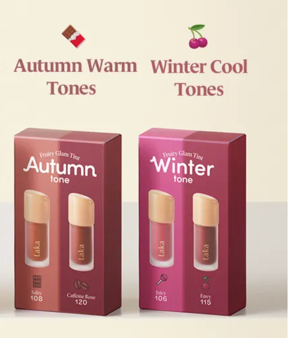 Laka - Fruity Glam Tint  Mini Duo set