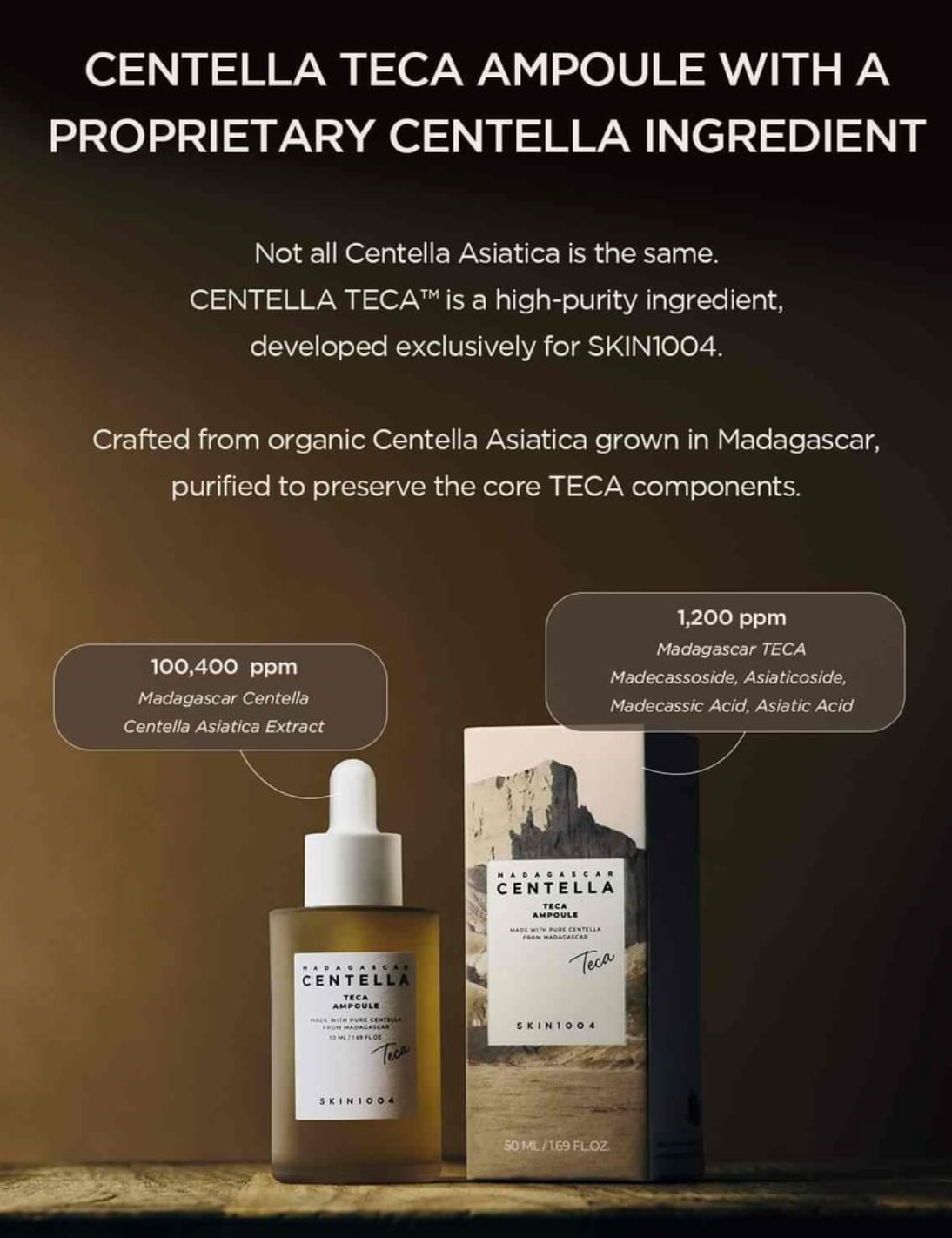 Skin1004 -  Madagascar Centella Teca Ampoule