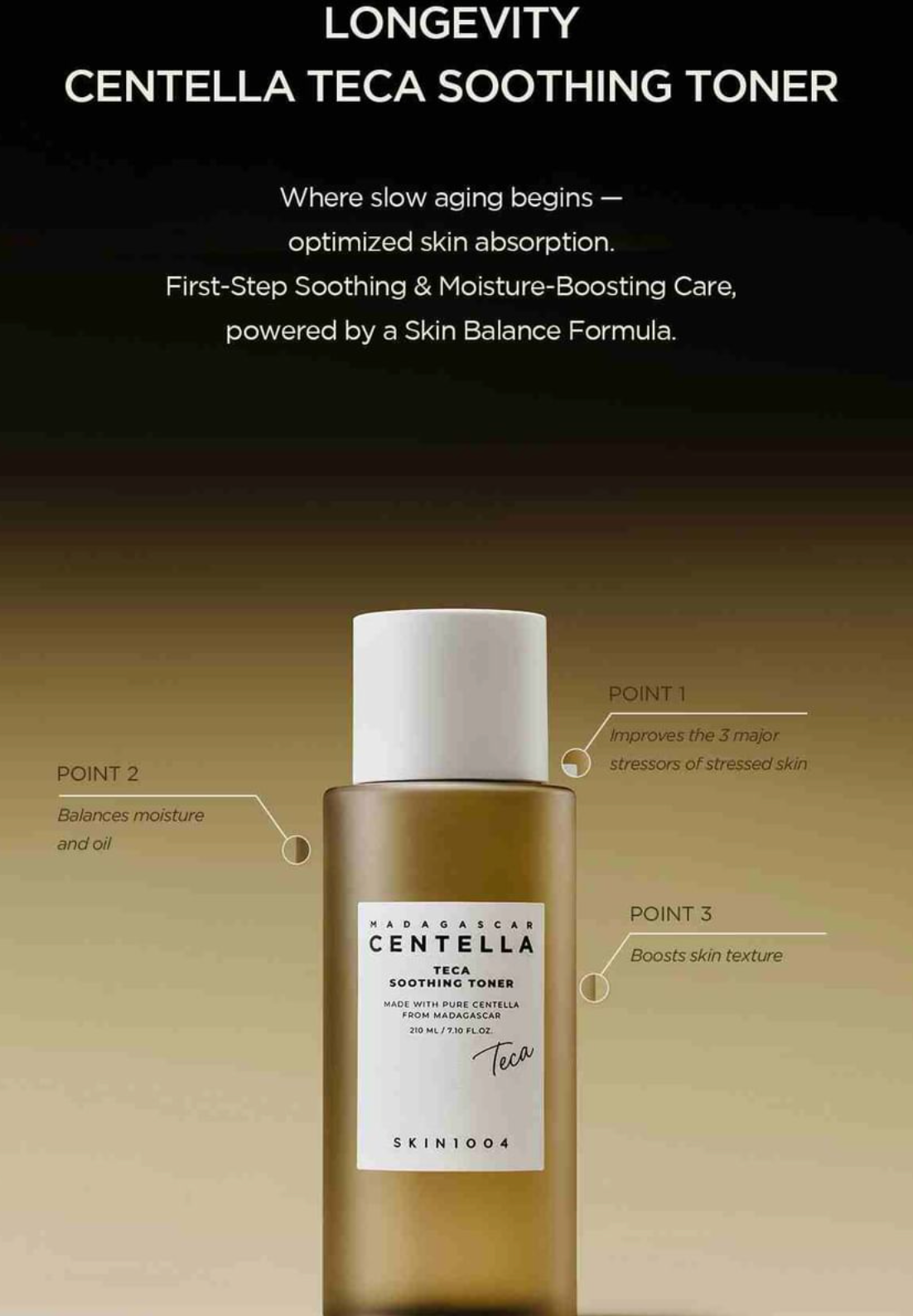 SKIN1004 - Madagascar Centella Teca Soothing Toner 210ml