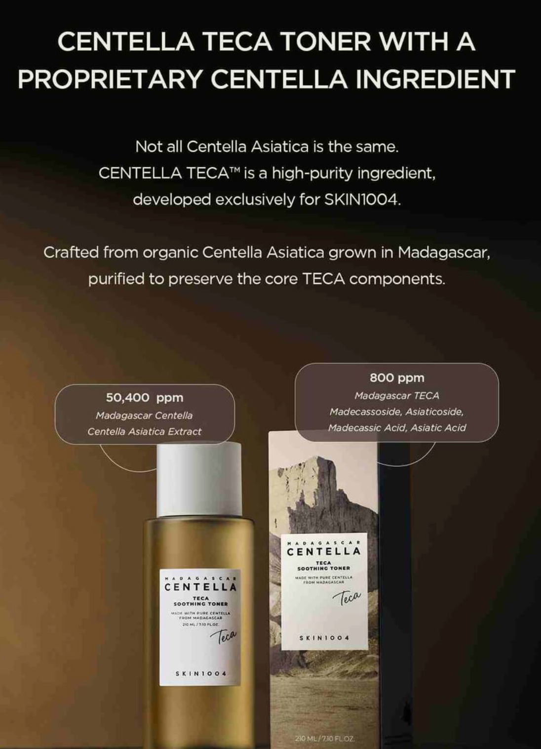 SKIN1004 - Madagascar Centella Teca Soothing Toner 210ml
