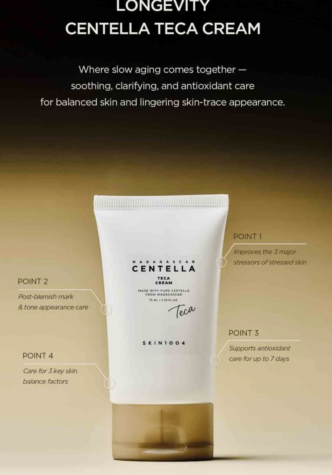 SKIN1004 - Madagascar Centella Teca Cream