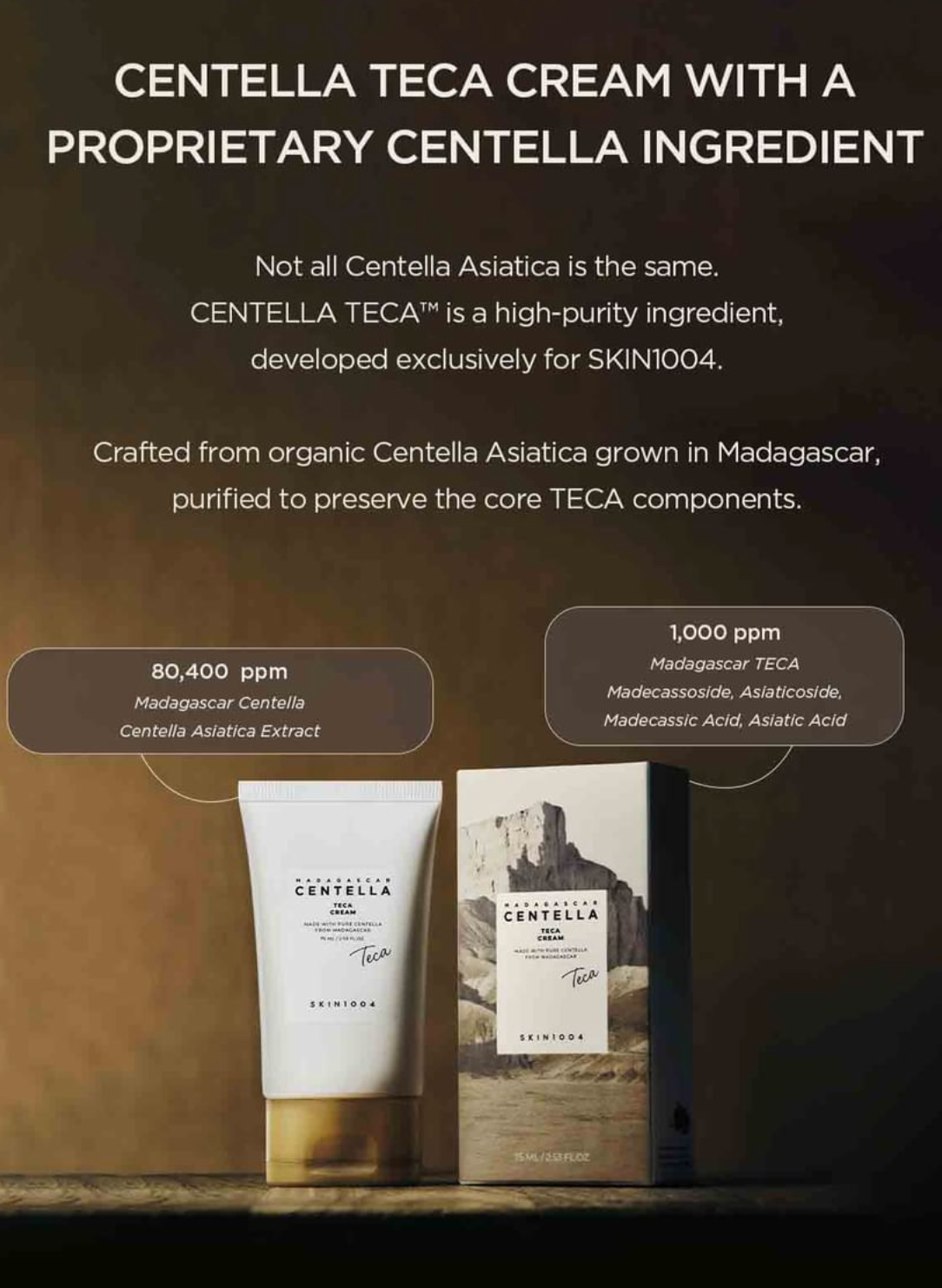 SKIN1004 - Madagascar Centella Teca Cream
