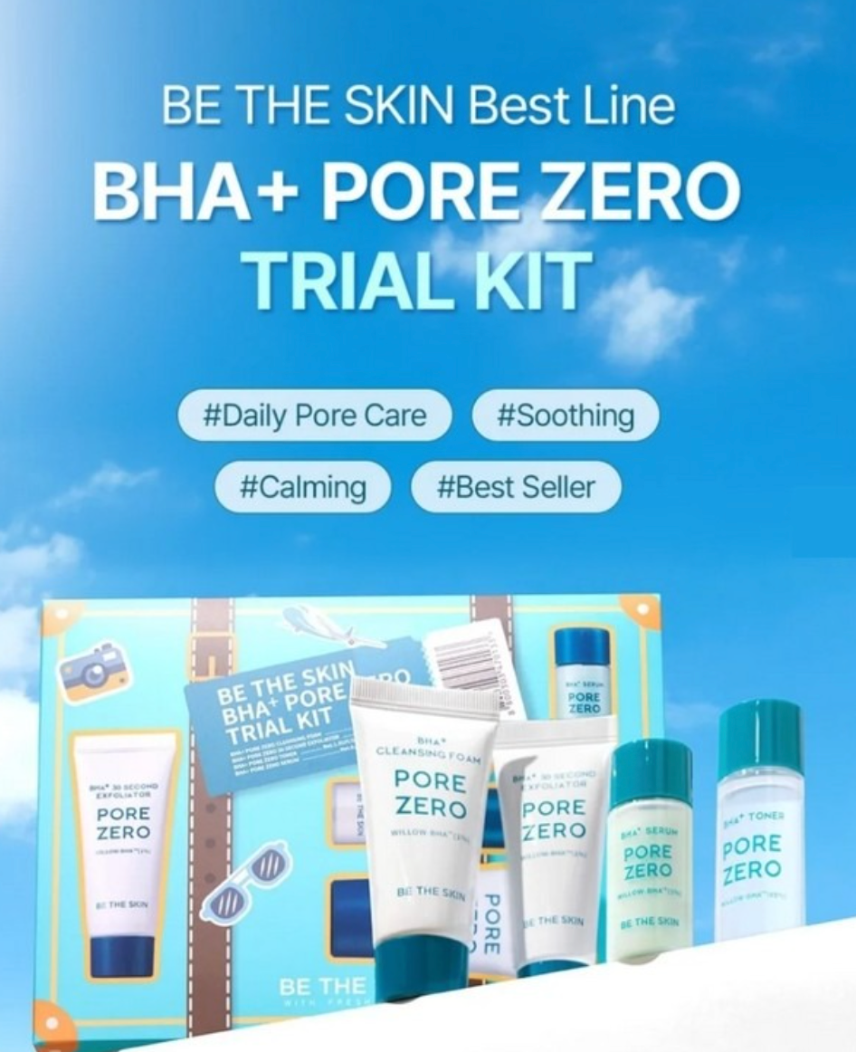 BE THE SKIN - BHA+Pore Zero Trial Kit (4pcs)