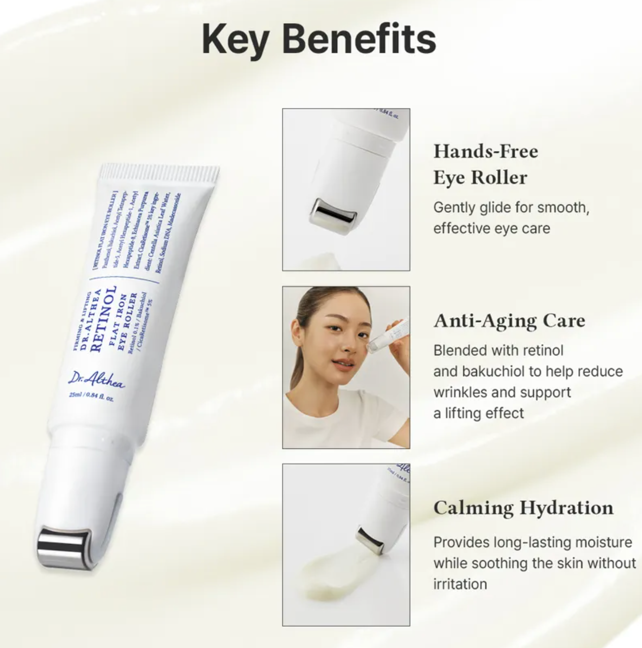 Dr althea - Retinol Flat Iron Eye Roller 25ml (coming soon)