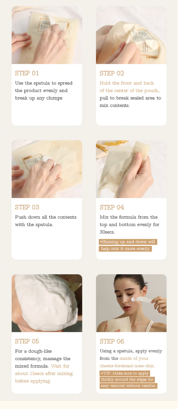 Fully Rice Modeling Mask FULLY Rice Dough Modeling Mask – Newko Beauty