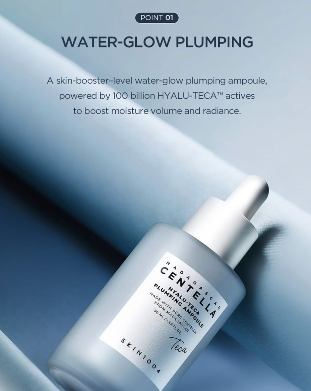 SKIN1004 - Madagascar Centella Hyalu-Teca Plumping Ampoule