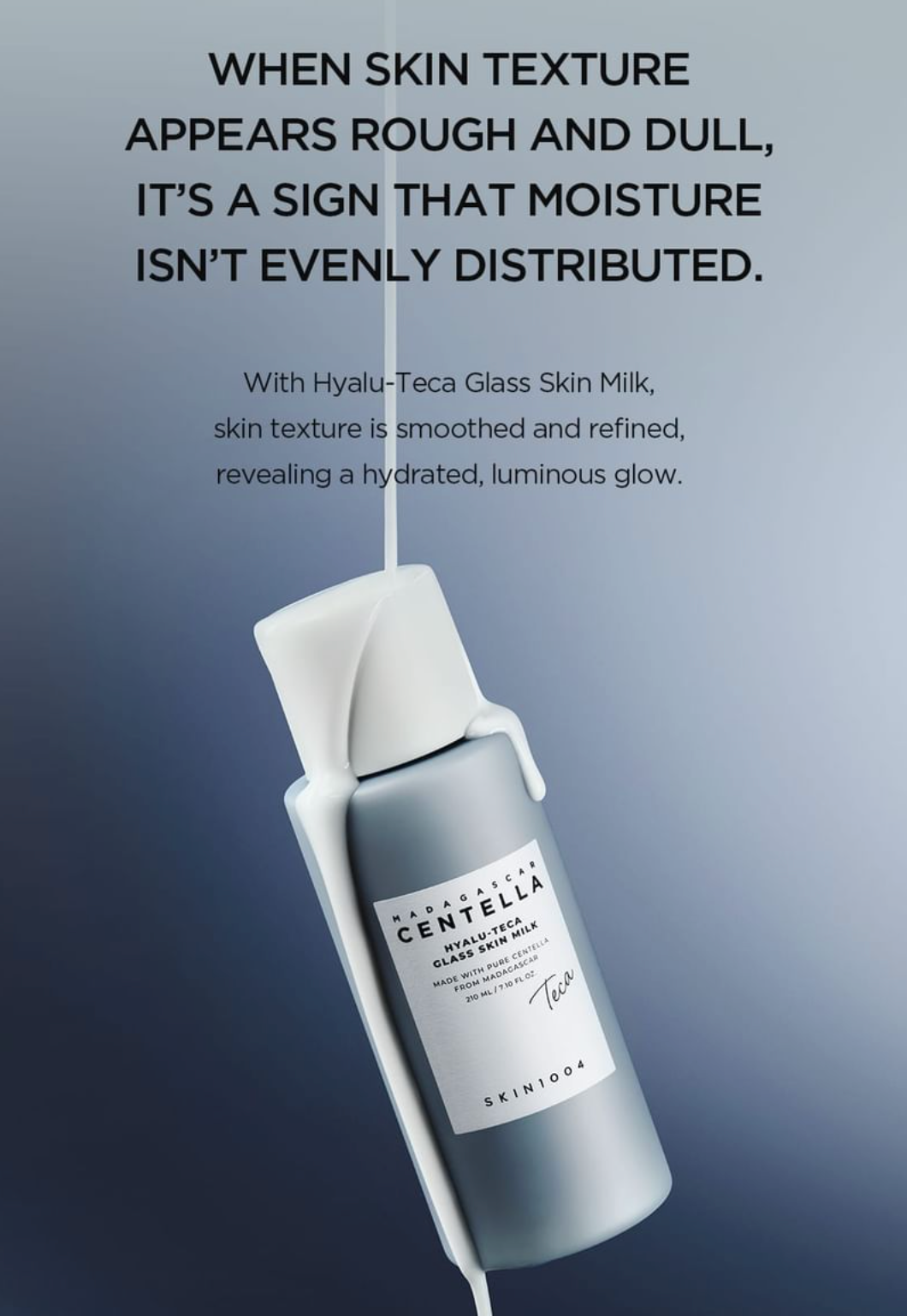 SKIN1004 - Madagascar Centella Hyalu-Teca Glass Skin Milk