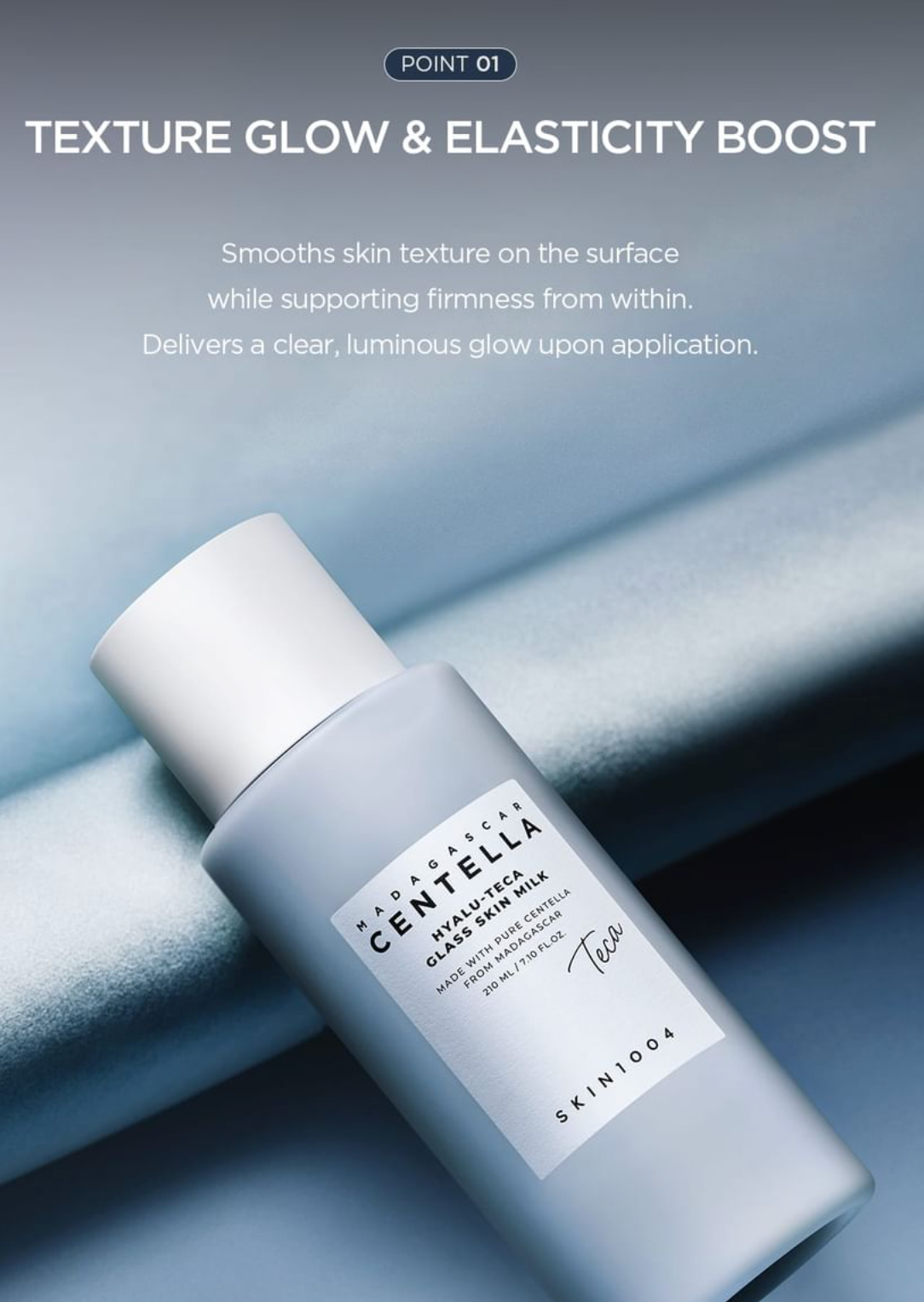 SKIN1004 - Madagascar Centella Hyalu-Teca Glass Skin Milk