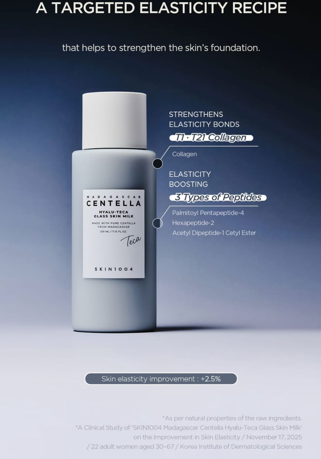 SKIN1004 - Madagascar Centella Hyalu-Teca Glass Skin Milk