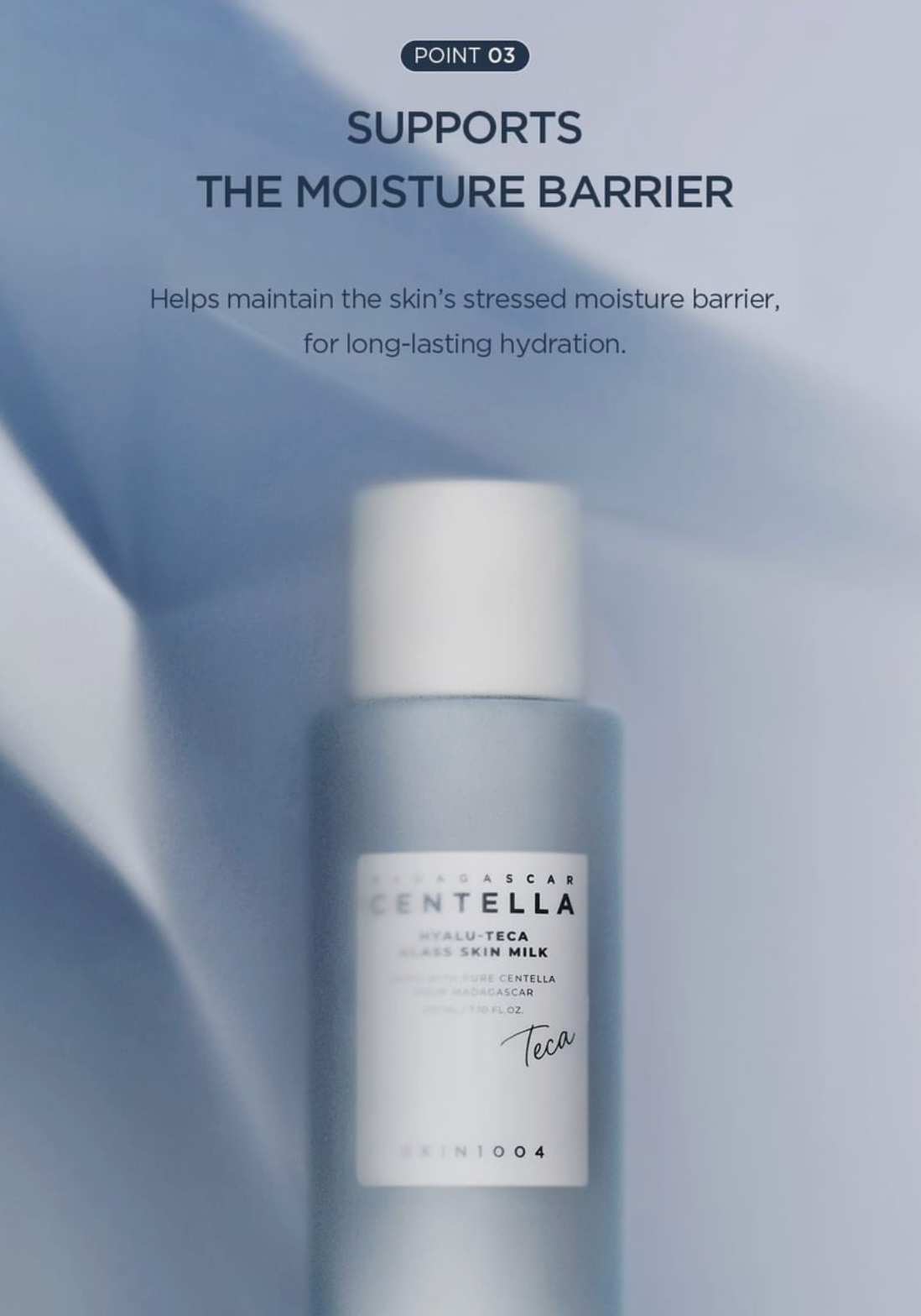SKIN1004 - Madagascar Centella Hyalu-Teca Glass Skin Milk