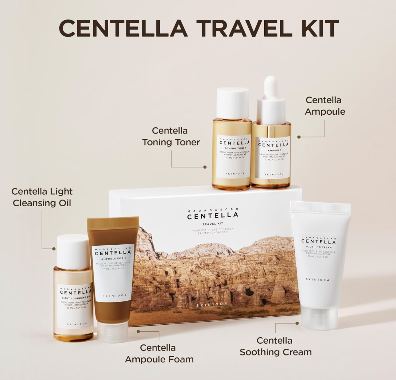 skin1004 - centella Travel kit