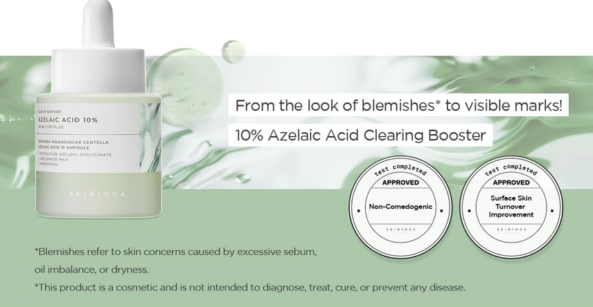 skin1004 - Madagascar Centella Azelaic Acid 10 Ampoule 9ml, 30ml