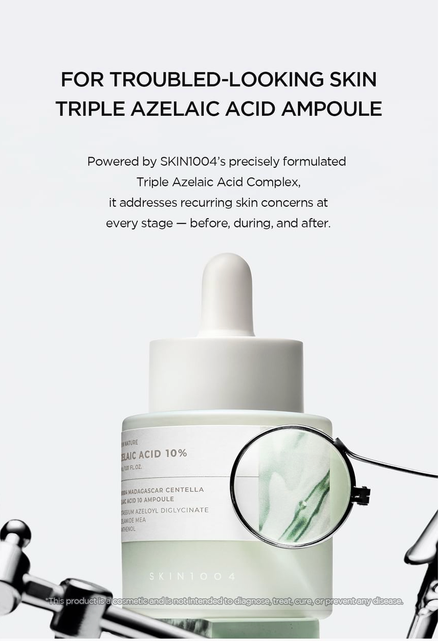 skin1004 - Madagascar Centella Azelaic Acid 10 Ampoule 9ml, 30ml