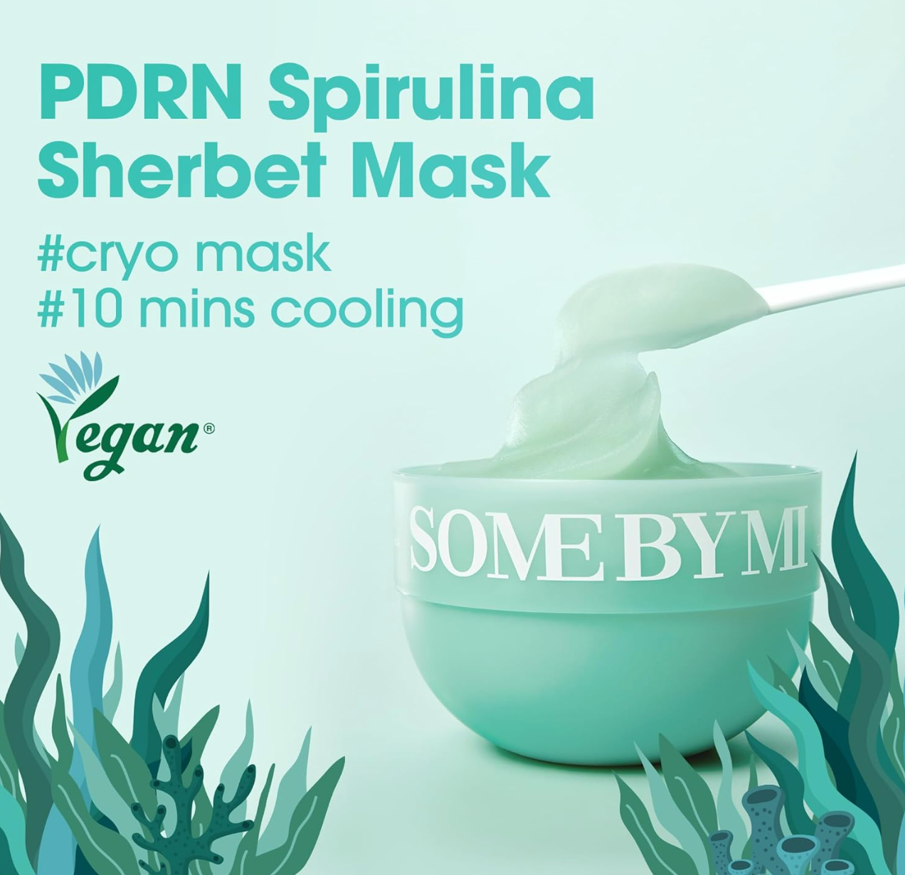 SOME BY MI - PDRN Spirulina Soothing Sherbet Mask 1g x 10 pcs