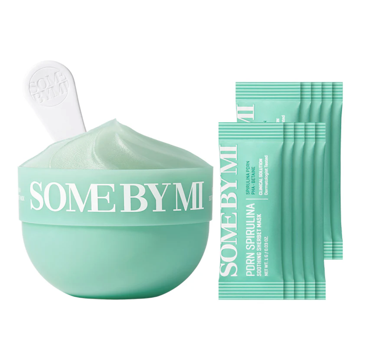 SOME BY MI - PDRN Spirulina Soothing Sherbet Mask 1g x 10 pcs