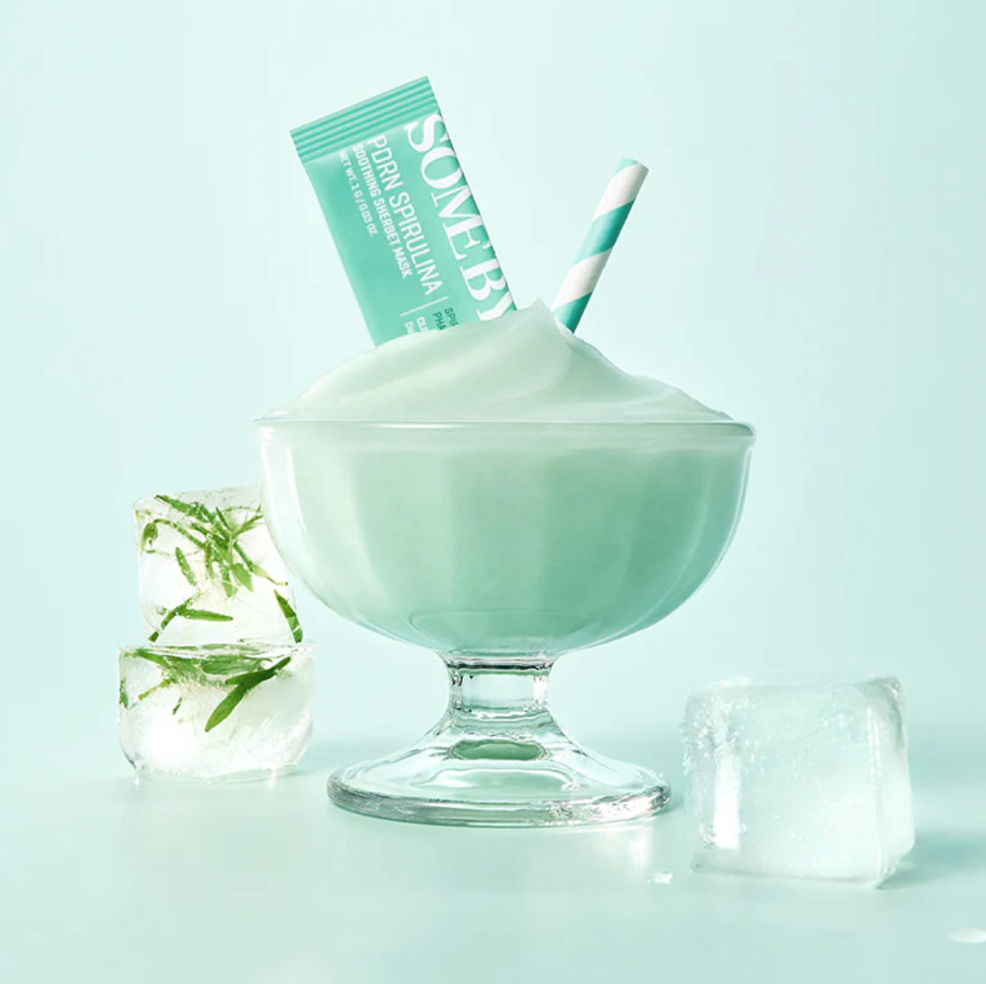 SOME BY MI - PDRN Spirulina Soothing Sherbet Mask 1g x 10 pcs