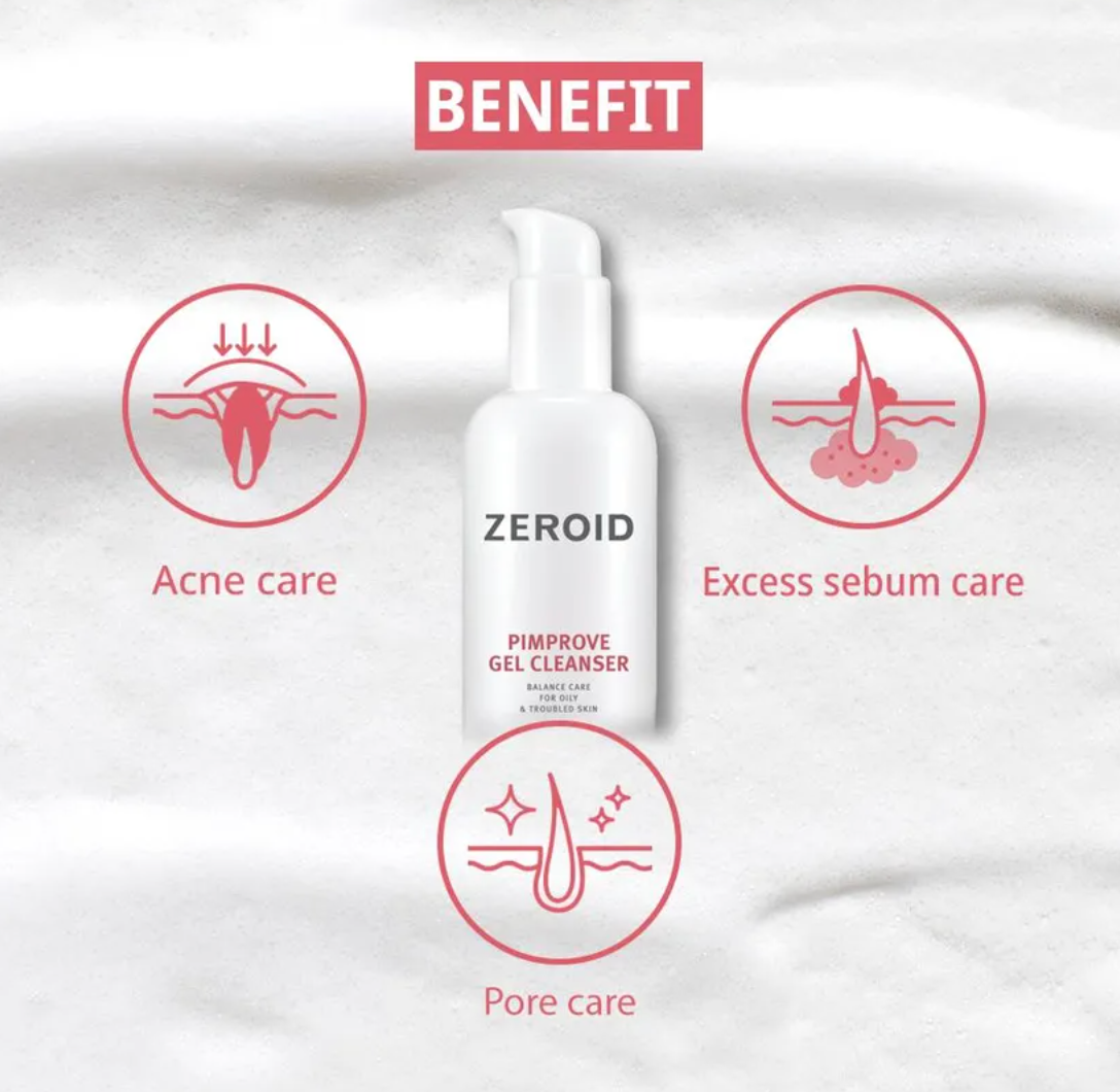 Zeroid - Pimprove Gel Cleanser 180ml