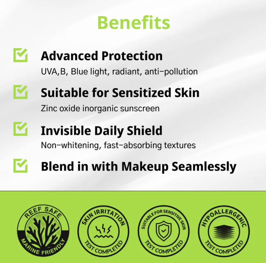 Dr.G - Green Mild Up Sun+ (50ml) - Mineral Sunscreen